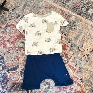 Kyte 3T bamboo pocket tee and harem shorts